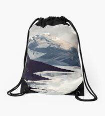 Calming Mountain Drawstring Bag