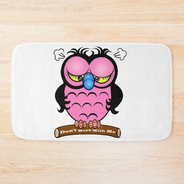 Item preview, Don't mess with me - Angry Owl  designed and sold by Shirley cute art .