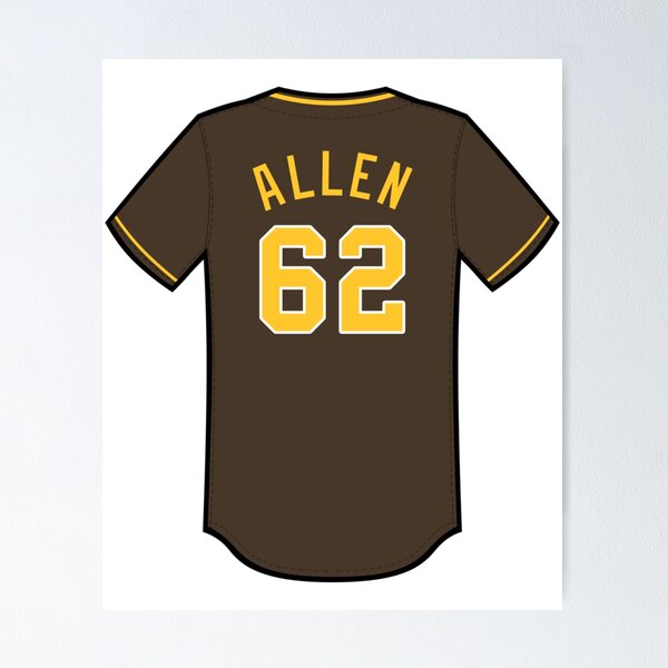Item preview, Austin Allen Jersey   designed and sold by VintaPrintsCo.