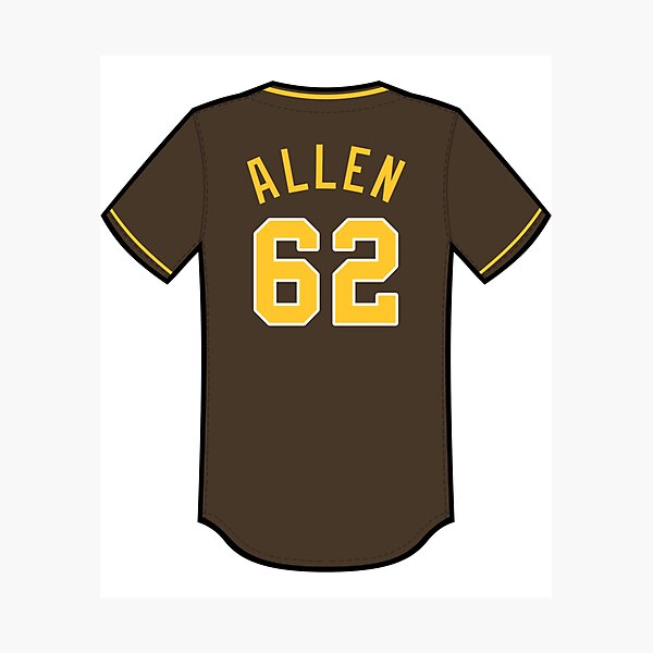 Item preview, Austin Allen Jersey   designed and sold by VintaPrintsCo.