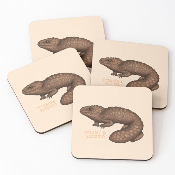 Item preview, Shingleback Lizard designed and sold by miss-varanus.