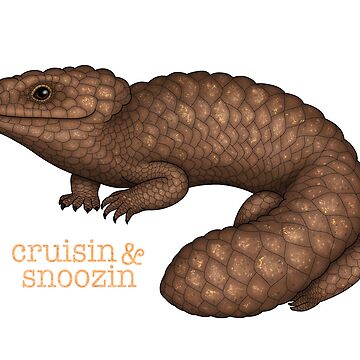 Artwork thumbnail, Shingleback Lizard by miss-varanus