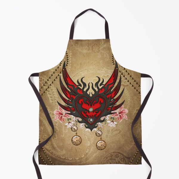Item preview, Elegant steampunk heart with clocks designed and sold by nicky2342.