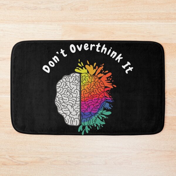 Item preview, Don’t overthink it |  anxious tshirt | self deprecating Tshirt | sarcastic Tshirt | humour tshirt |  humor tshirt | mental tshirt | Gogot-Shirts designed and sold by Henk GoGo T-Shirts ⭐️⭐️⭐️⭐️⭐️.