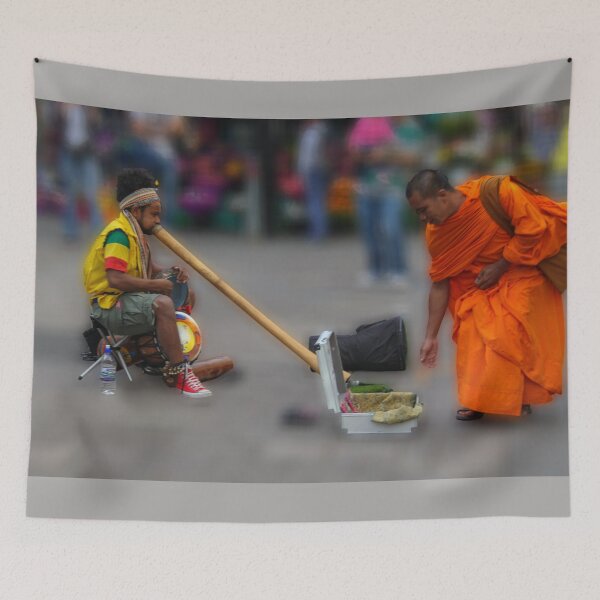 Item preview, Aboriginal meets Buddhist culture designed and sold by indiafrankk.