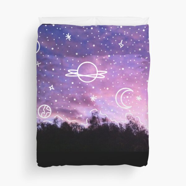 Artikel-Vorschau von Ästhetisches Tumblr Sunset Galaxy Doodle, designt und verkauft von Lucie Duah.