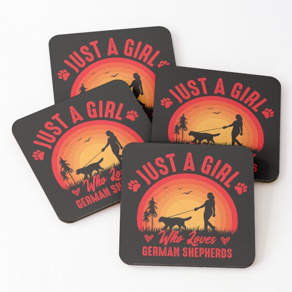 Item preview, Just A Girl Who Loves German Shepherds designed and sold by RED FIR.