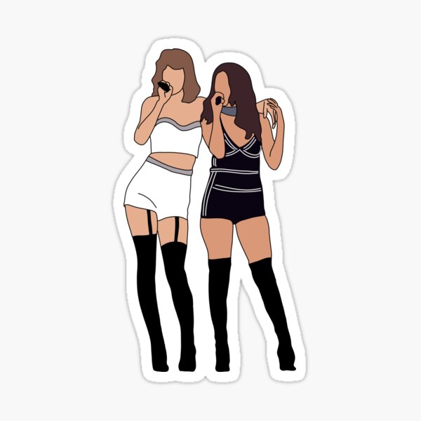 Taylor Swift and Selena Gomez 1989 World Tour Sticker