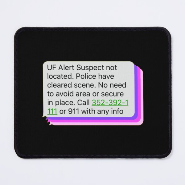 Item preview, UF Alert Suspect Not Located (pink and purple) designed and sold by dayglodiva.