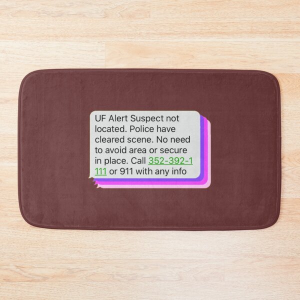 Item preview, UF Alert Suspect Not Located (pink and purple)   designed and sold by dayglodiva.