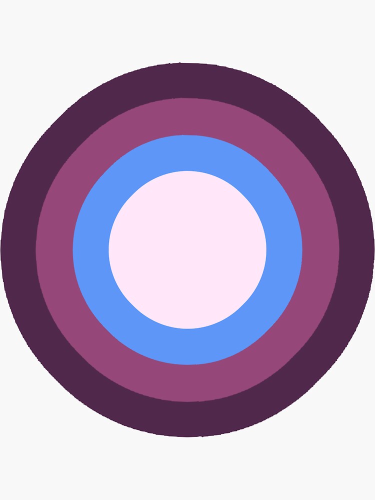 Gender Nonconforming Pride Flag Circle Sticker For Sale By Kiippers