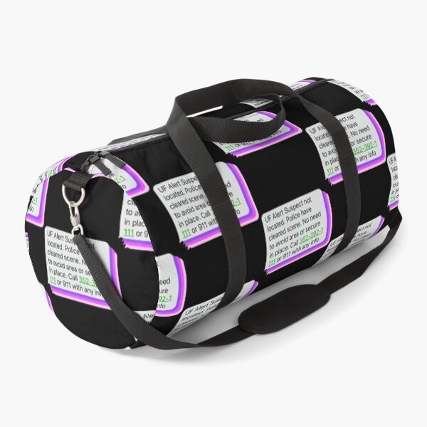 Item preview, UF Alert Suspect Not Located (pink and purple) designed and sold by dayglodiva.