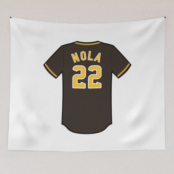 Item preview, Austin Nola Jersey   designed and sold by VintaPrintsCo.