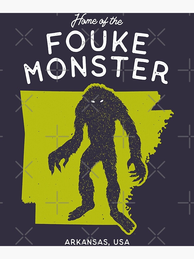 "Mens Funny Home Of The Fouke Monster Arkansas Usa Cryptid Gift For