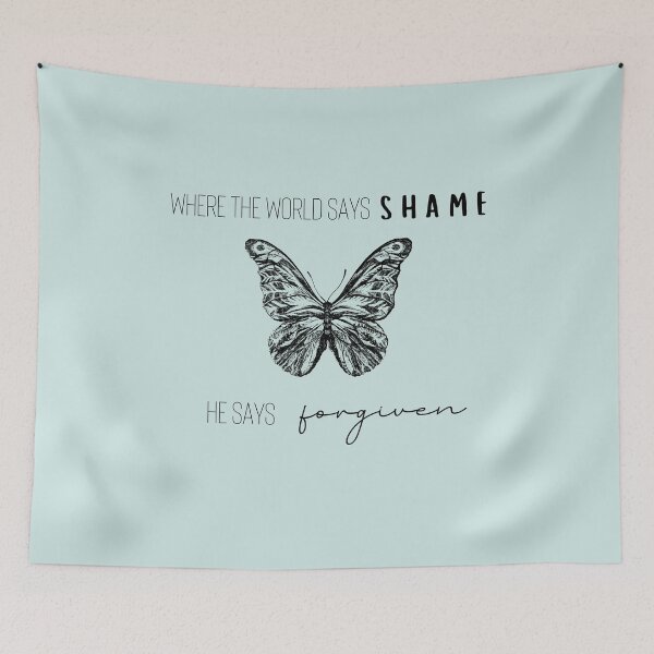 Item preview, He Says Forgiven designed and sold by GracefulThreads.