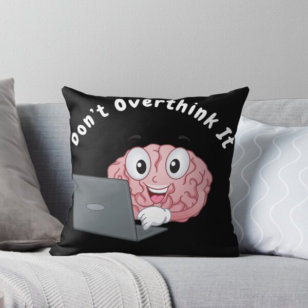 Item preview, Don’t overthink it |  anxious tshirt | self deprecating Tshirt | sarcastic Tshirt | humour tshirt |  humor tshirt | mental tshirt | Gogot-Shirts designed and sold by Henk GoGo T-Shirts ⭐️⭐️⭐️⭐️⭐️.