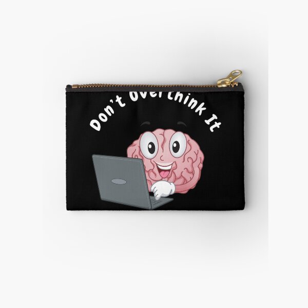 Item preview, Don’t overthink it |  anxious tshirt | self deprecating Tshirt | sarcastic Tshirt | humour tshirt |  humor tshirt | mental tshirt | Gogot-Shirts designed and sold by Henk GoGo T-Shirts ⭐️⭐️⭐️⭐️⭐️.