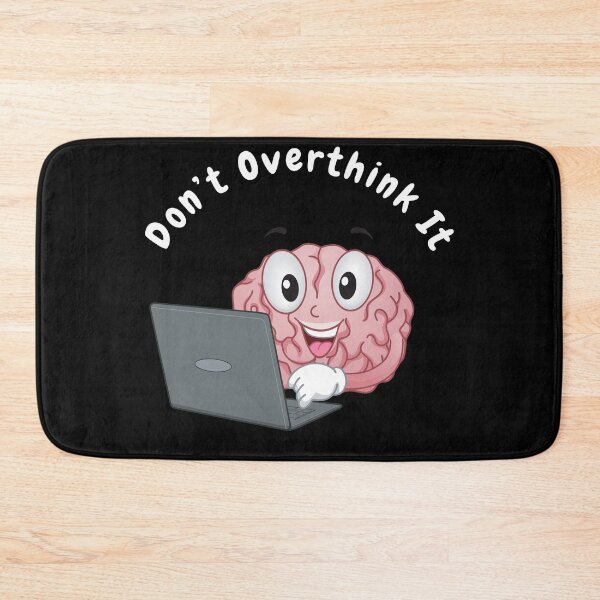 Item preview, Don’t overthink it |  anxious tshirt | self deprecating Tshirt | sarcastic Tshirt | humour tshirt |  humor tshirt | mental tshirt | Gogot-Shirts designed and sold by Henk GoGo T-Shirts ⭐️⭐️⭐️⭐️⭐️.