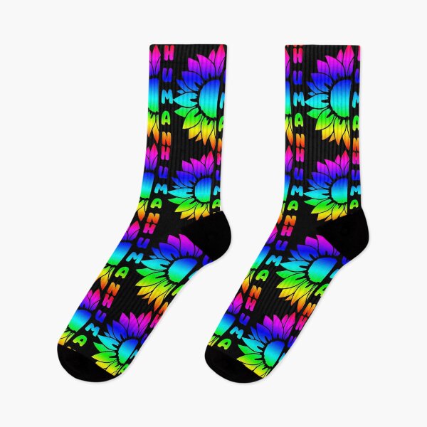 Item preview, Rainbow Sunflower Human LGBT designed and sold by Allmemo.