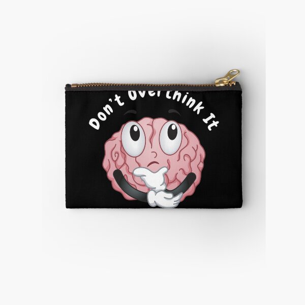 Item preview, Don’t overthink it |  anxious tshirt | self deprecating Tshirt | sarcastic Tshirt | humour tshirt |  humor tshirt | mental tshirt | Gogot-Shirts designed and sold by Henk GoGo T-Shirts ⭐️⭐️⭐️⭐️⭐️.