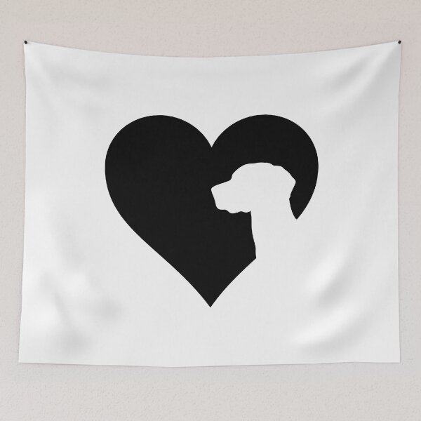 Item preview, The Heart of the Vizsla Lover designed and sold by More Cute Dogs.