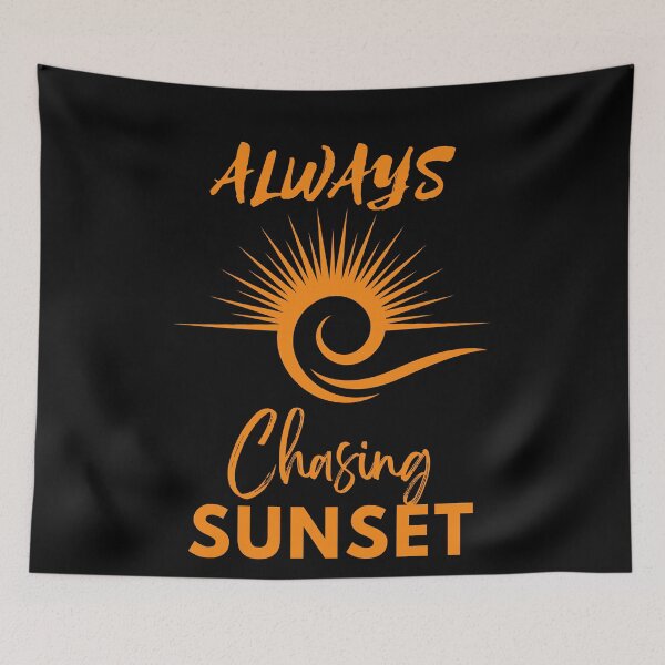 Item preview, Forever Chasing Sunsets designed and sold by Miraal & Co ⭐️⭐️⭐️⭐️⭐️.