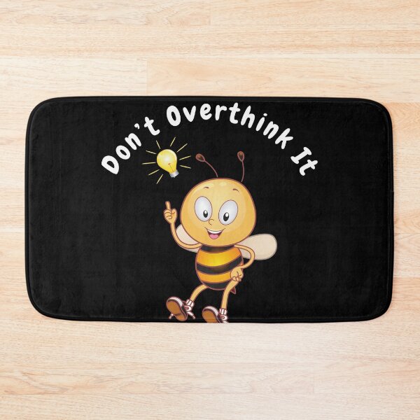 Item preview, Don’t overthink it |  anxious tshirt | self deprecating Tshirt | sarcastic Tshirt | humour tshirt |  humor tshirt | mental tshirt | Gogot-Shirts designed and sold by Henk GoGo T-Shirts ⭐️⭐️⭐️⭐️⭐️.