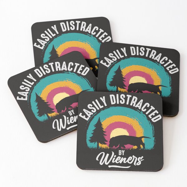 Item preview, Easily Distracted By Wieners designed and sold by RED FIR.
