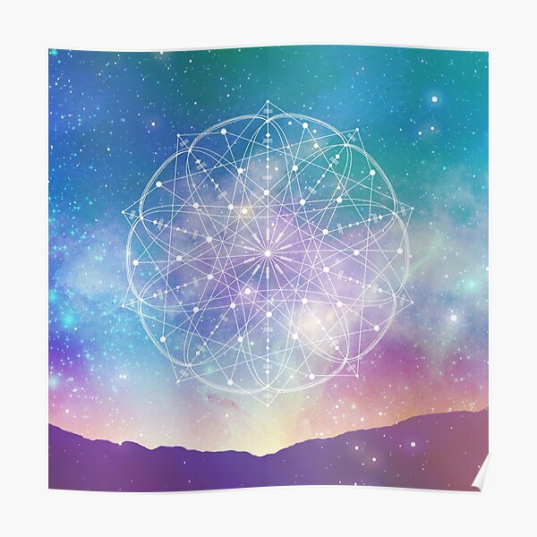 Sacred Geometry (Interconnected) Poster