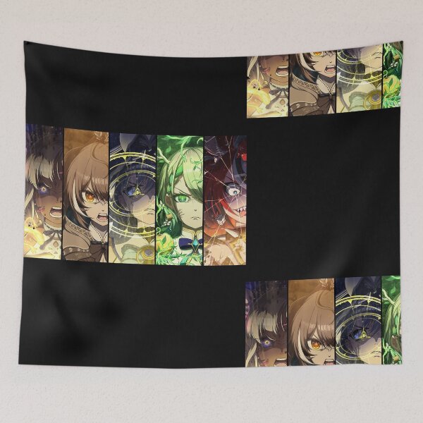 Item preview, Angry Holoive Council - Kronii, Mumei, Baelz, Sana, Fauna designed and sold by Sumner Brooks.