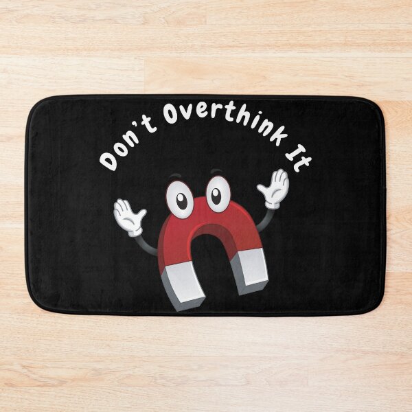 Item preview, Don’t overthink it |  anxious tshirt | self deprecating Tshirt | sarcastic Tshirt | humour tshirt |  humor tshirt | mental tshirt | Gogot-Shirts designed and sold by Henk GoGo T-Shirts ⭐️⭐️⭐️⭐️⭐️.