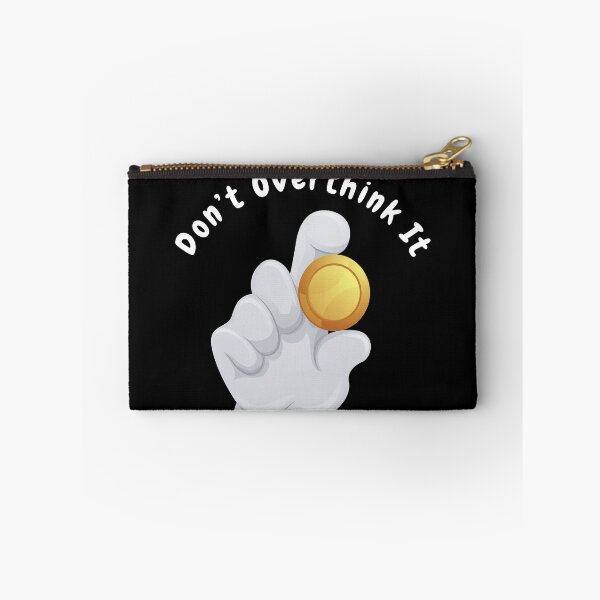 Item preview, Don’t overthink it |  anxious tshirt | self deprecating Tshirt | sarcastic Tshirt | humour tshirt |  humor tshirt | mental tshirt | Gogot-Shirts designed and sold by Henk GoGo T-Shirts ⭐️⭐️⭐️⭐️⭐️.