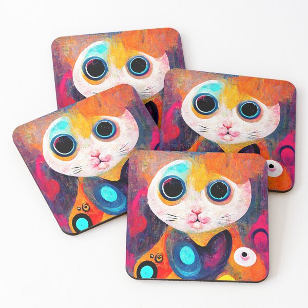 Item preview, abstract cat designed and sold by ururuty.