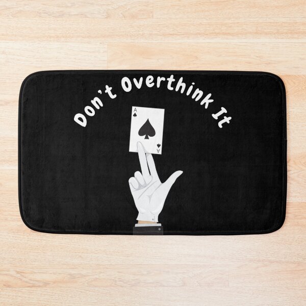 Item preview, Don’t overthink it |  anxious tshirt | self deprecating Tshirt | sarcastic Tshirt | humour tshirt |  humor tshirt | mental tshirt | Gogot-Shirts designed and sold by Henk GoGo T-Shirts ⭐️⭐️⭐️⭐️⭐️.