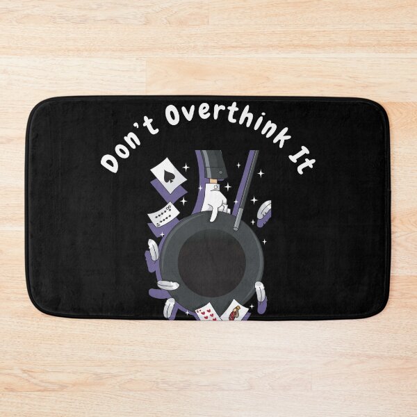 Item preview, Don’t overthink it |  anxious tshirt | self deprecating Tshirt | sarcastic Tshirt | humour tshirt |  humor tshirt | mental tshirt | Gogot-Shirts designed and sold by Henk GoGo T-Shirts ⭐️⭐️⭐️⭐️⭐️.
