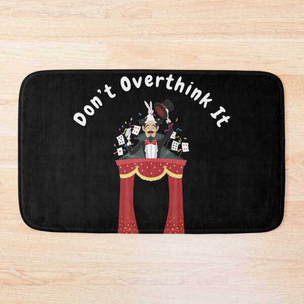 Item preview, Don’t overthink it |  anxious tshirt | self deprecating Tshirt | sarcastic Tshirt | humour tshirt |  humor tshirt | mental tshirt | Gogot-Shirts designed and sold by Henk GoGo T-Shirts ⭐️⭐️⭐️⭐️⭐️.