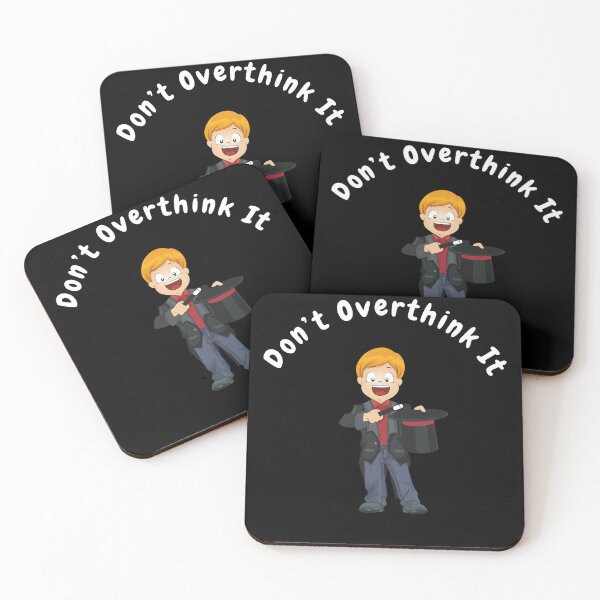 Item preview, Don’t overthink it |  anxious tshirt | self deprecating Tshirt | sarcastic Tshirt | humour tshirt |  humor tshirt | mental tshirt | Gogot-Shirts designed and sold by Henk GoGo T-Shirts ⭐️⭐️⭐️⭐️⭐️.