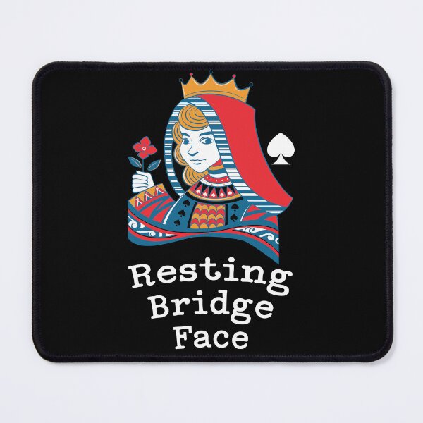 Item preview, Resting Bridge Face -  for contract bridge players designed and sold by Peter Orum.
