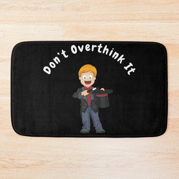 Item preview, Don’t overthink it |  anxious tshirt | self deprecating Tshirt | sarcastic Tshirt | humour tshirt |  humor tshirt | mental tshirt | Gogot-Shirts designed and sold by Henk GoGo T-Shirts ⭐️⭐️⭐️⭐️⭐️.