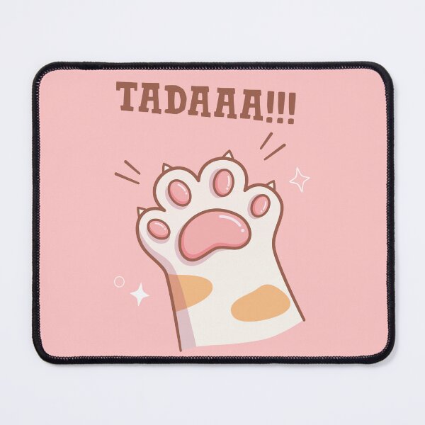 Item preview, Ta Da - Cute Pink Cat Paw designed and sold by Abhishek Goldar.