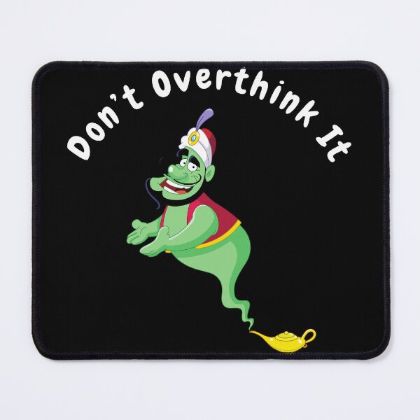 Item preview, Don’t overthink it | anxious tshirt | self deprecating Tshirt | sarcastic Tshirt | humour tshirt | humor tshirt | mental tshirt | Gogot-Shirts designed and sold by Henk GoGo T-Shirts ⭐️⭐️⭐️⭐️⭐️.