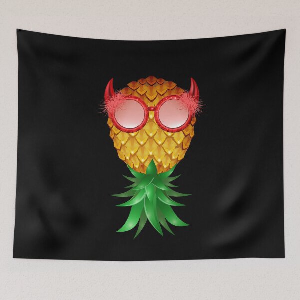 Item preview, Swinger Upside Down Bad Pineapple Red Glasses Devil Horn designed and sold by LemoBoy.