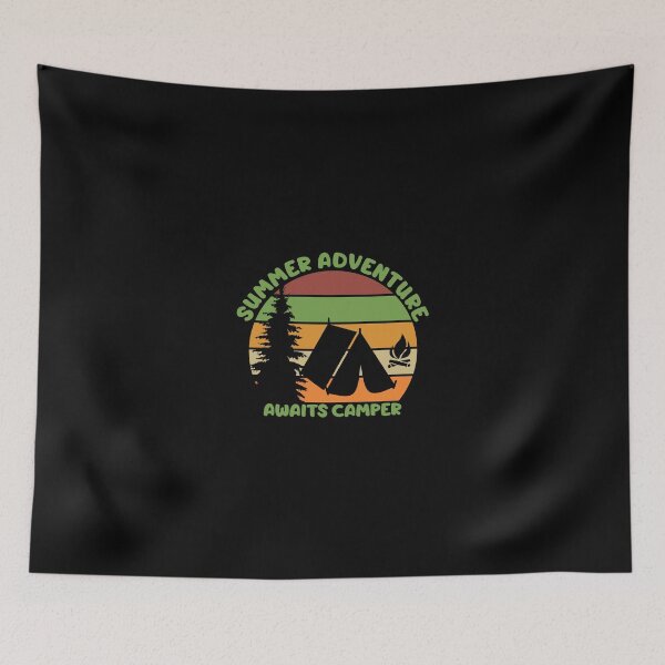 Item preview, Summer Adventure Awaits Camper Outdoor designed and sold by Allmemo.
