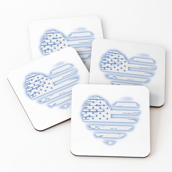 Item preview, Grunge Style American Flag in the shape of a Heart designed and sold by AmericaFreedom.