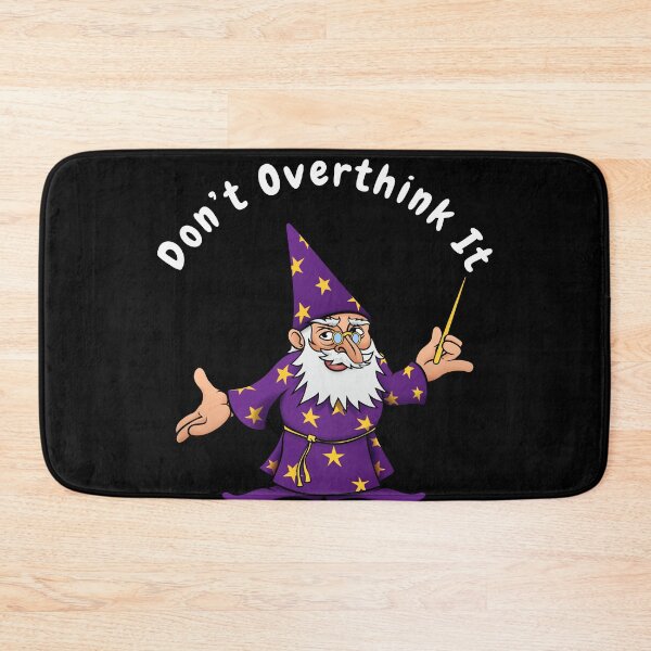 Item preview, Don’t overthink it |  anxious tshirt | self deprecating Tshirt | sarcastic Tshirt | humour tshirt |  humor tshirt | mental tshirt | Gogot-Shirts designed and sold by Henk GoGo T-Shirts ⭐️⭐️⭐️⭐️⭐️.