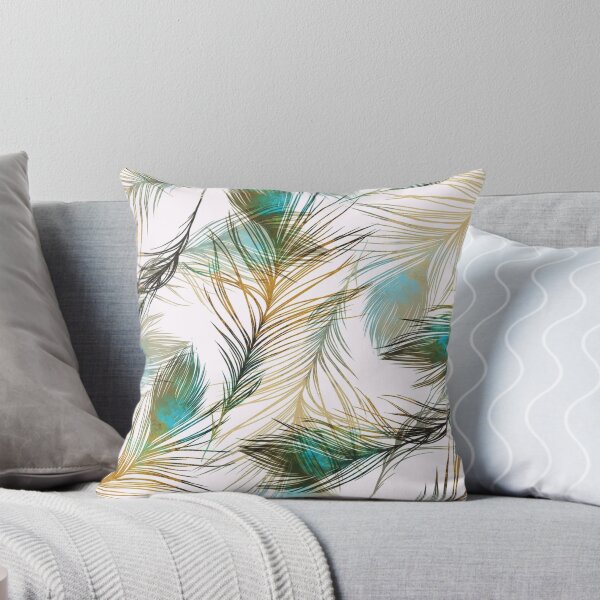 Item preview, Seamless Pattern - Watercolor Feathers designed and sold by RayneMoonchild.