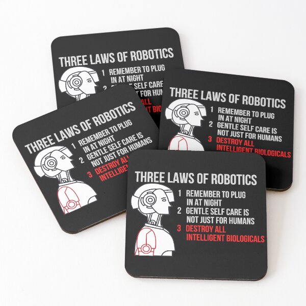 Item preview, Three Laws of Robotics designed and sold by SnarkyTeesMugs.