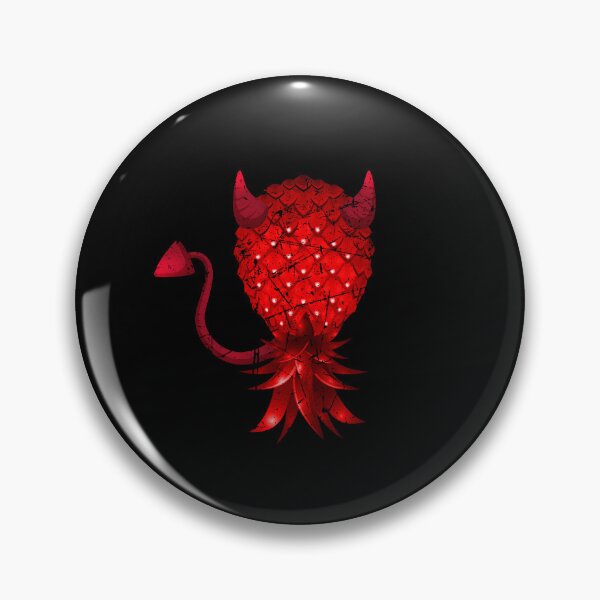 Item preview, Swinger Upside Down Bad Pineapple Red Devil Horn Distress designed and sold by LemoBoy.
