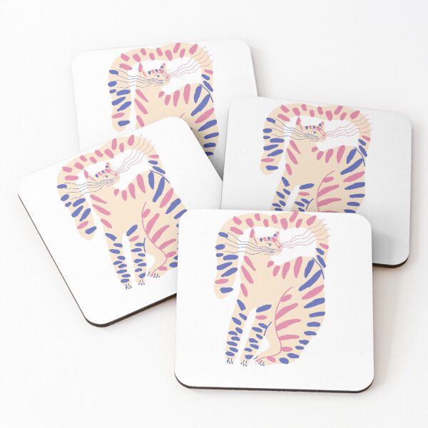 Item preview, Pink & Blue Tiger designed and sold by apple peel.