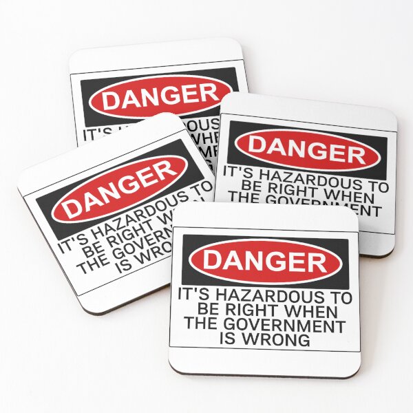 Item preview, Government DANGER Sign designed and sold by WKND-Graphics.